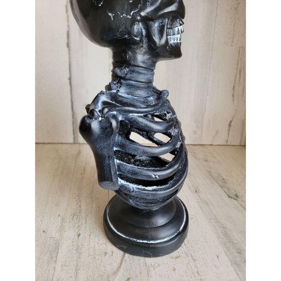 Black skeleton parcel multicolored light up Halloween unique prop decor - Picture 5 of 10